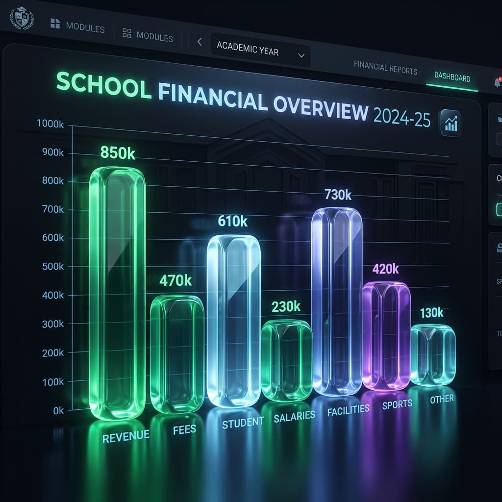 Campus Financial Budget Analytics Chart